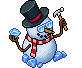 Tavolo del Crafting Pupazzo di Neve image