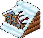 Finestra della Soffitta della Baita di Legno