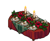 Tavola decorata a Festa