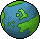 Sticker earth